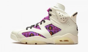 Basket Nike Air Jordan 6 'Quai 54 - Purple' Homme Noir Orange | CH6358294