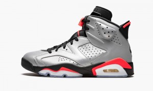 Basket Nike Air Jordan 6 'Reflections of a Champion' Homme Argent Noir | HL9675234