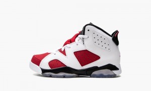 Basket Nike Air Jordan 6 Retro BP 'Carmine' Enfant Blanche Noir Rouge | HM5427981