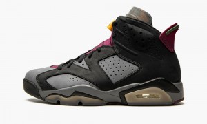 Basket Nike Air Jordan 6 Retro 'Bordeaux' Homme Noir Grise Foncé | JA1592036