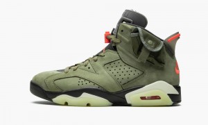 Basket Nike Air Jordan 6 Retro 'Cactus Jack - Travis Scott' Homme Vert Olive Noir | NY8372495