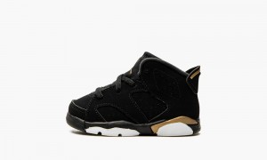 Basket Nike Air Jordan 6 Retro DMP TD 'DMP' Enfant Noir Metal Doré Noir | PZ1823095