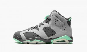 Basket Nike Air Jordan 6 Retro GG 'Green Glow' Enfant Bleu Grise | XH1870925