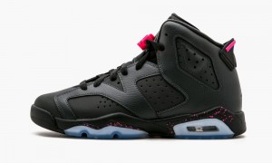 Basket Nike Air Jordan 6 Retro GG 'Hyper Pink' Enfant Grise Foncé Noir Noir | DR0361785