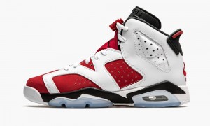 Basket Nike Air Jordan 6 Retro GS 'Carmine' Enfant Noir Blanche Rouge | SH9082364