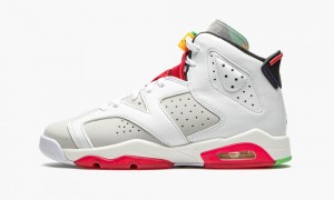 Basket Nike Air Jordan 6 Retro GS 'Hare' Enfant Grise Noir Blanche | RA9834251