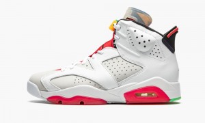 Basket Nike Air Jordan 6 Retro 'Hare' Homme Grise Blanche Rouge | OX8435906