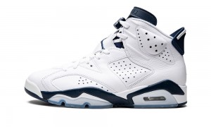 Basket Nike Air Jordan 6 Retro 'Midnight Navy 2022' Homme Blanche Bleu Marine | QJ3215670