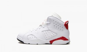 Basket Nike Air Jordan 6 Retro PS 'Red Oreo' Enfant Blanche Rouge Noir | OD8105429