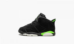 Basket Nike Air Jordan 6 Retro (TD) 'Electric Green' Enfant Noir Vert | CQ0154276