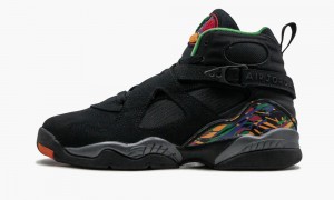 Basket Nike Air Jordan 8 Retro (GS) 'Air Raid' Enfant Noir Noir | NI3695801