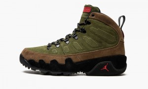 Basket Nike Air Jordan 9 Retro Boot 'Beef and Broccoli' Homme Marron Vert Olive | MA6594210