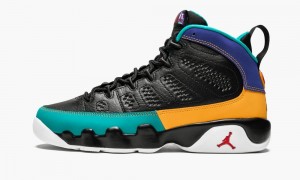 Basket Nike Air Jordan 9 Retro (GS) 'Dream It Do It' Enfant Noir Rouge Bleu | BC6851243