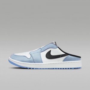 Basket Nike Air Jordan Mule Homme Bleu Blanche Noir | FY0486527