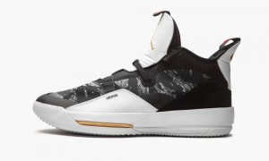 Basket Nike Air Jordan XXXIII 'Tiger Camo' Homme Noir Blanche | VN8514329