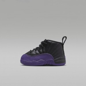 Basket Nike Jordan 12 Retro Enfant Noir Violette | IW5218043