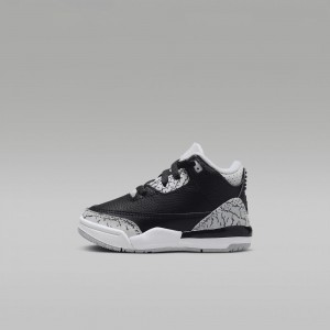 Basket Nike Jordan 3 Retro "Green Glow" Enfant Noir Blanche | QC3891045