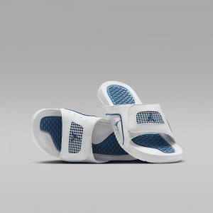 Basket Nike Jordan Hydro 4 Retro Enfant Blanche Bleu | NR2683504