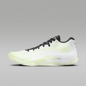 Basket Nike Zion 3 "Fresh Paint" Homme Blanche Noir Jaune Clair | KR4215089