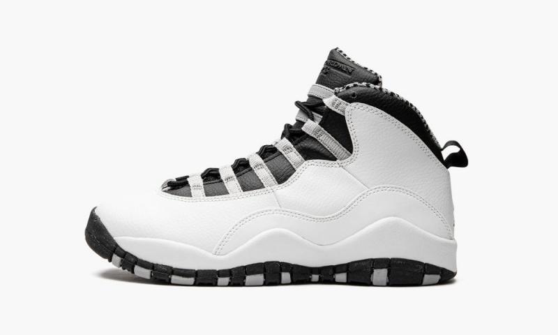 Basket Nike Air Jordan 10 Retro GS \'Steel\' Enfant Blanche | OG6083124