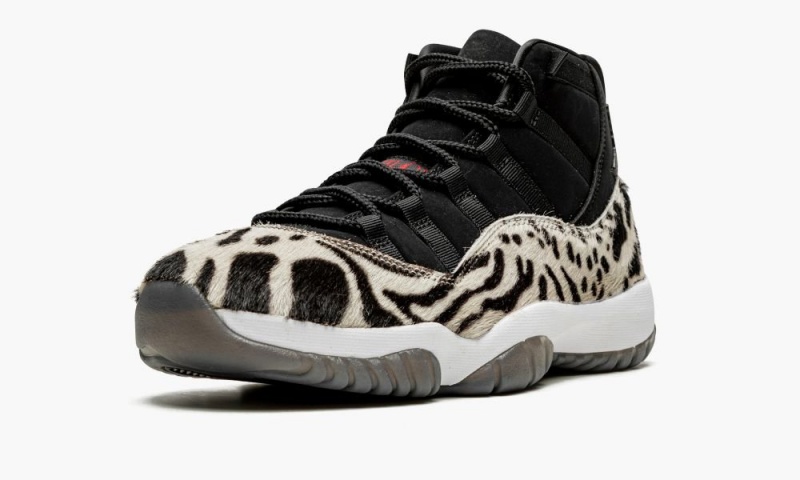 Basket Nike Air Jordan 11 'Animal Instinct' Femme Noir Rouge Blanche | DW5127893