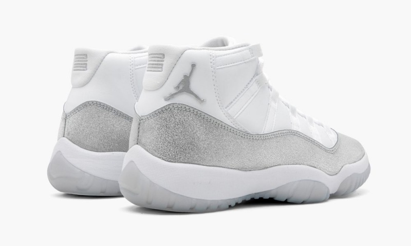 Basket Nike Air Jordan 11 Retro 'METALLIC SILVER' Femme Blanche Metal Argent | UQ5839762