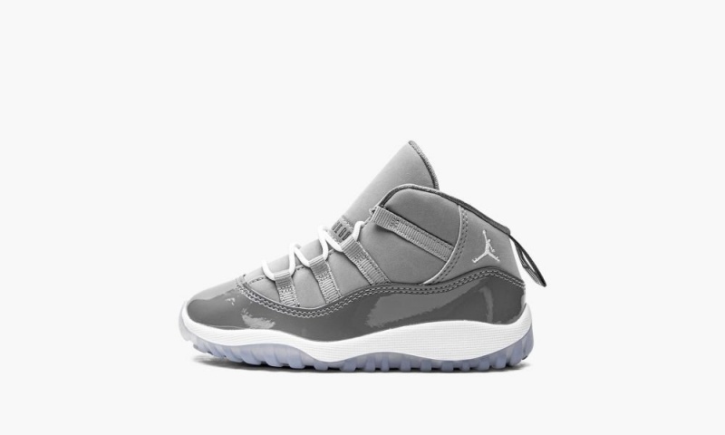 Basket Nike Air Jordan 11 Retro TD \'Cool Grey 2021\' Enfant Grise Blanche | WV6421895