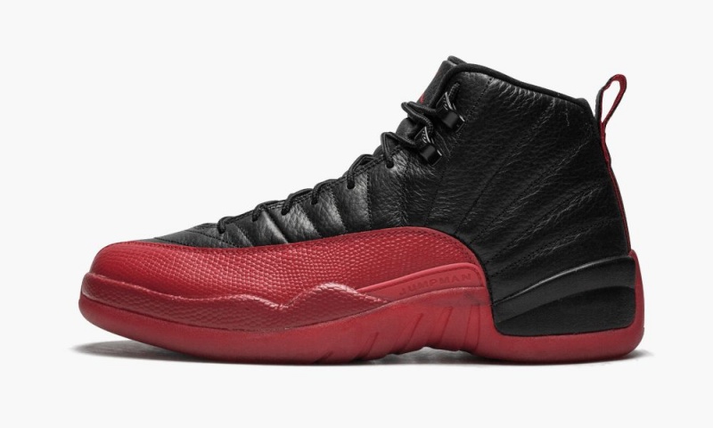 Basket Nike Air Jordan 12 Retro \'Flu Game 2016\' Homme Noir Rouge | RH6713495