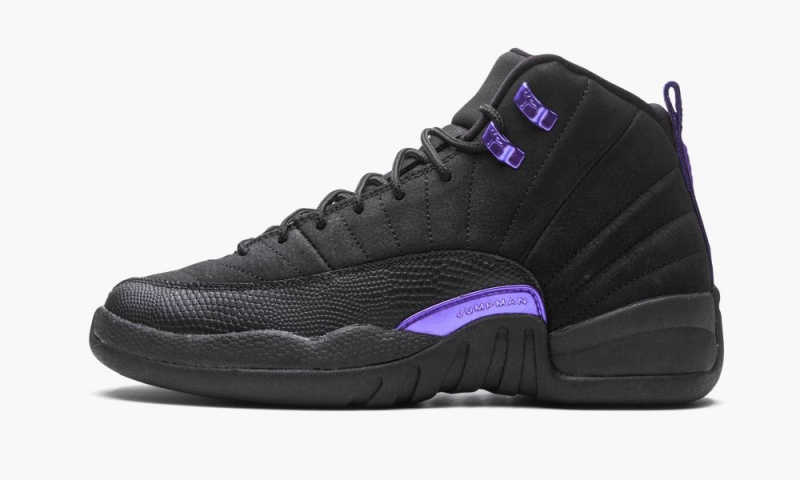 Basket Nike Air Jordan 12 Retro GS \'Dark Concord\' Enfant Noir Violette | DQ9754213