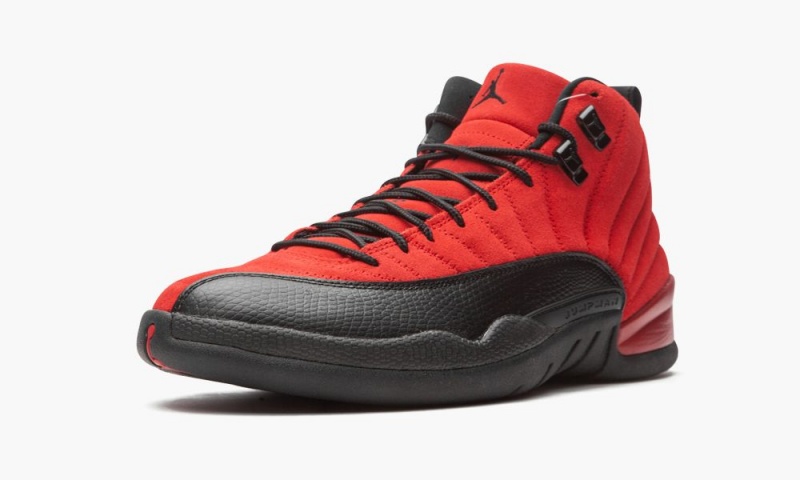 Basket Nike Air Jordan 12 Retro 'Reverse Flu Game' Homme Rouge Noir | KH0971843