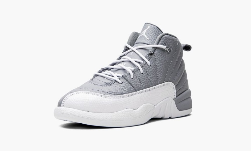 Basket Nike Air Jordan 12 Retro 'Stealth' Enfant Blanche Grise | KI7692810