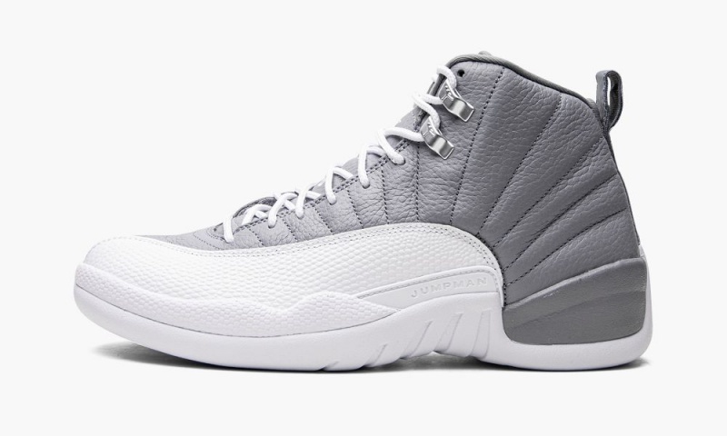 Basket Nike Air Jordan 12 \'Stealth\' Homme Blanche Grise | GN0786329