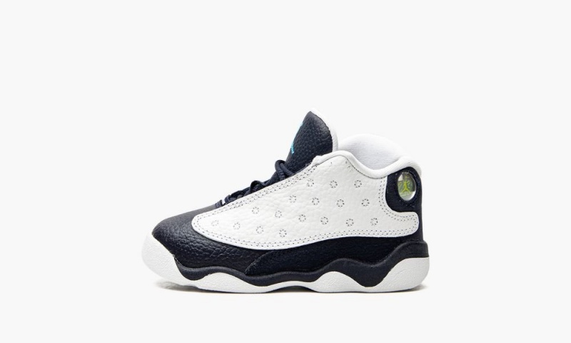 Basket Nike Air Jordan 13 Retro Enfant Blanche Bleu | KT6537840