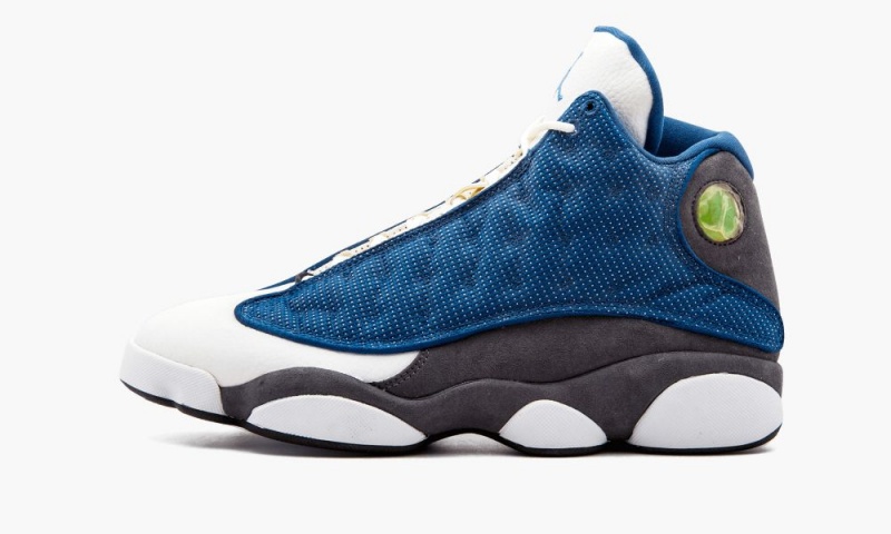 Basket Nike Air Jordan 13 Retro \'Flint\' Homme Blanche Bleu | QM8402715