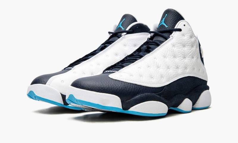 Basket Nike Air Jordan 13 Retro 'Obsidian' Homme Blanche Bleu Foncé Multicolore | QC2958360