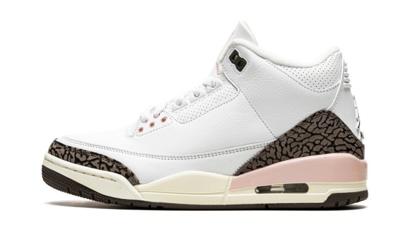 Basket Nike Air Jordan 3 \'Dark Mocha\' Femme Blanche Beige Foncé | ME5129340