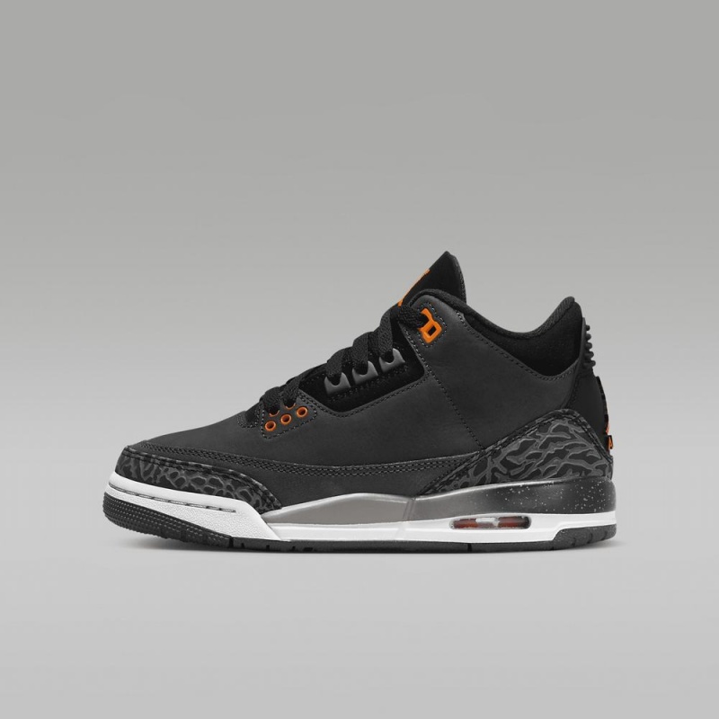 Basket Nike Air Jordan 3 Retro Enfant Noir | HP4321057