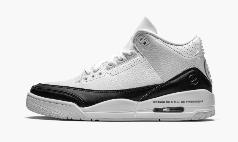 Basket Nike Air Jordan 3 Retro SP \'Fragment\' Homme Blanche Noir | TP0395172