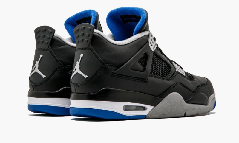 Basket Nike Air Jordan 4 Retro 'Alternate Motorsports' Homme Noir Bleu Royal Argent | ZY6238940