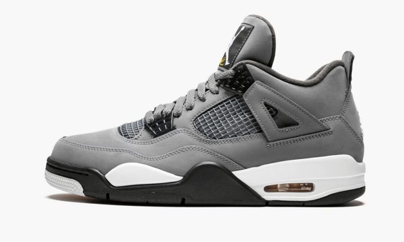 Basket Nike Air Jordan 4 Retro \'Cool Grey\' Homme Grise Grise Foncé | BI1986537