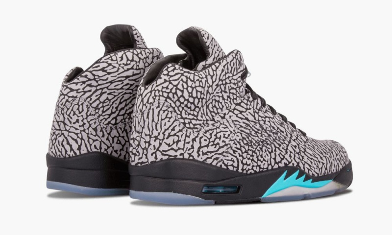 Basket Nike Air Jordan 5 3Lab5 'Elephant Print' Homme Grise Bleu Noir | MR6827345