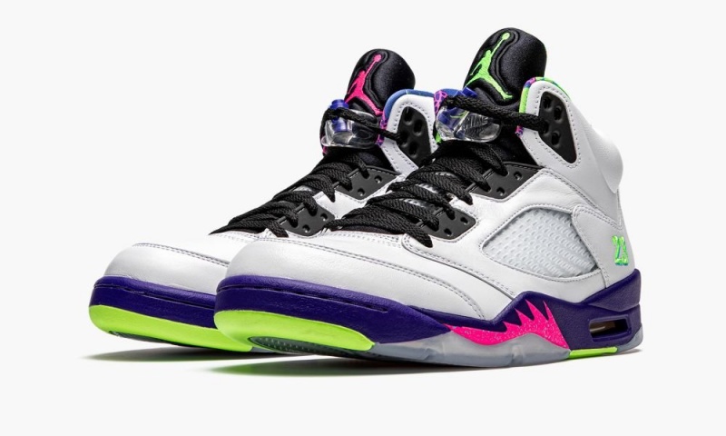 Basket Nike Air Jordan 5 Retro 'Alternate Bel-Air' Homme Blanche Violette Rose | HE9215480