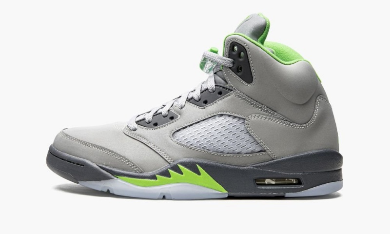 Basket Nike Air Jordan 5 Retro \'Green Bean 2022\' Homme Argent Vert Grise | YS1239806