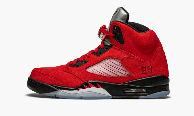 Basket Nike Air Jordan 5 Retro \'Raging Bull 2021\' Homme Rouge Noir Blanche | QN0426713