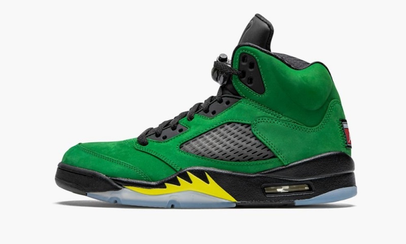 Basket Nike Air Jordan 5 Retro SE \'Oregon\' Homme Vert Noir Jaune | DL7183462