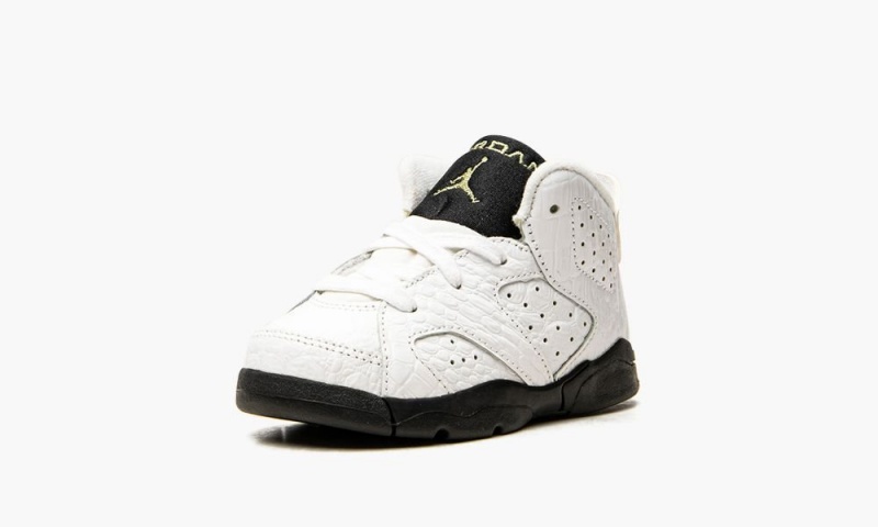 Basket Nike Air Jordan 6 Premium 'MOTORSPORT' Enfant Blanche Noir | KA2564019