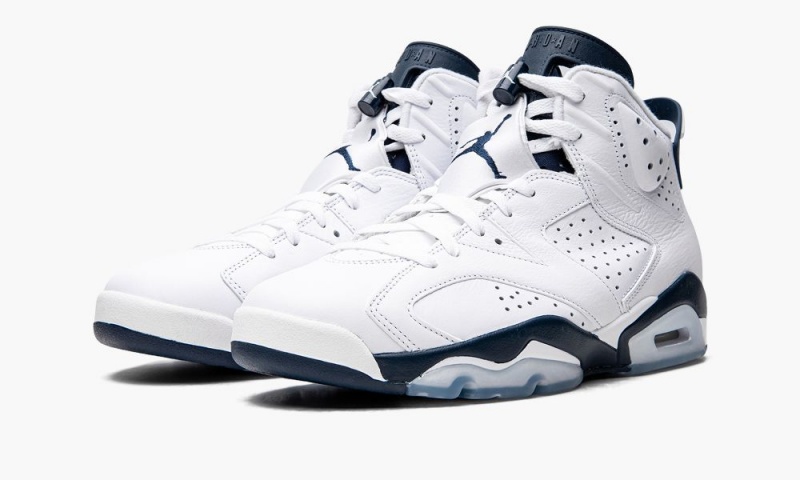 Basket Nike Air Jordan 6 Retro 'Midnight Navy 2022' Homme Blanche Bleu Marine | QJ3215670