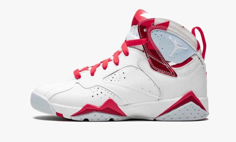 Basket Nike Air Jordan 7 Retro GS \'Topaz Mist\' Enfant Blanche Rouge | LW4236719