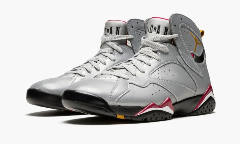 Basket Nike Air Jordan 7 Retro 'Reflections of a Champion' Homme Argent Rouge | LG0489615