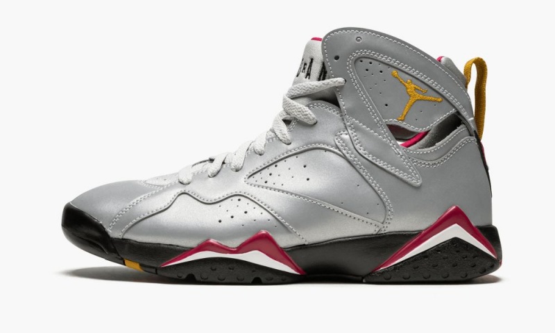 Basket Nike Air Jordan 7 Retro \'Reflections of a Champion\' Homme Argent Rouge | LG0489615